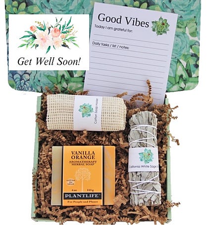  "Get Well Soon" Good Vibes Women's Gift Box 